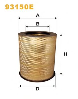 WIX FILTERS 93150e -  Воздушный фильтр